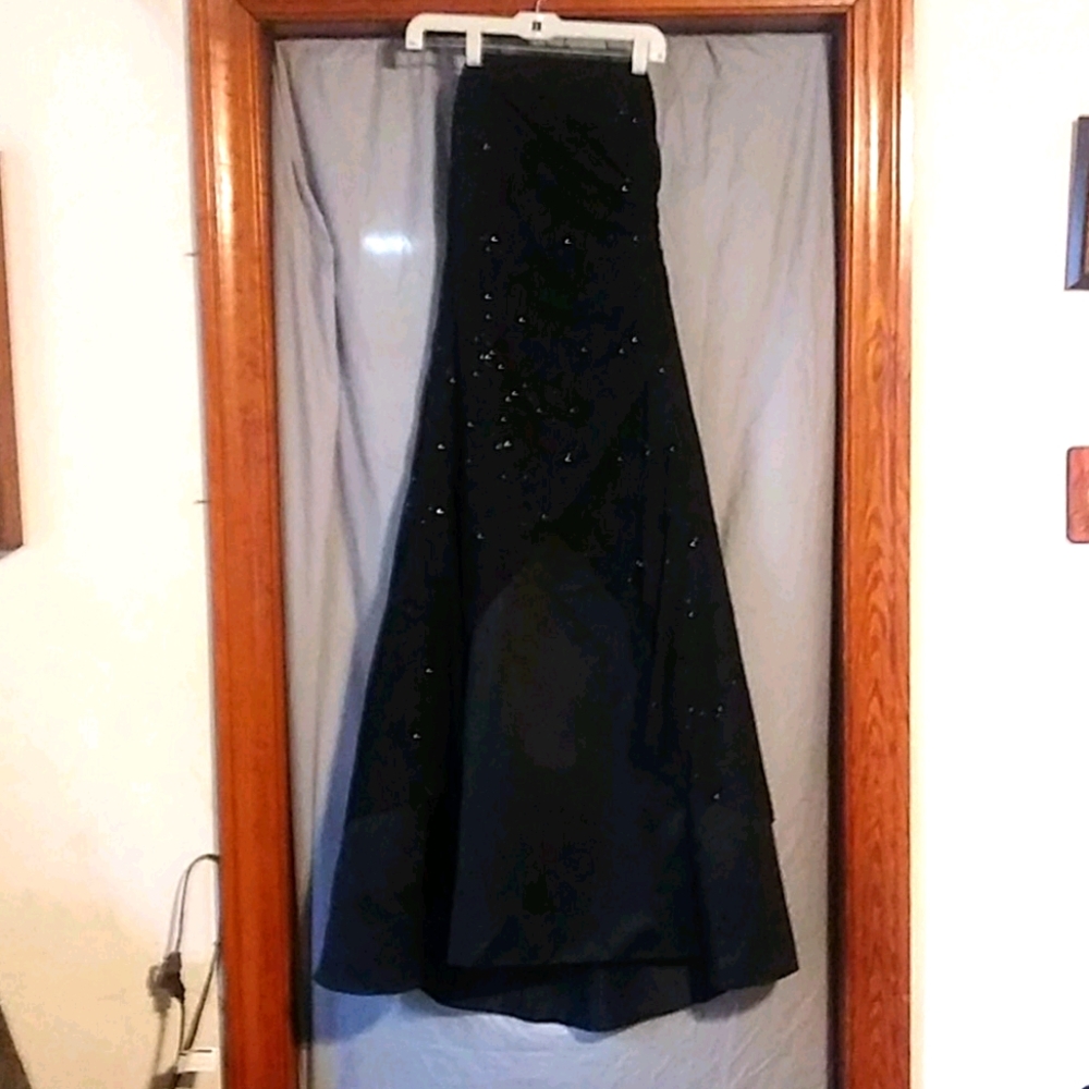 Strapless prom style dress